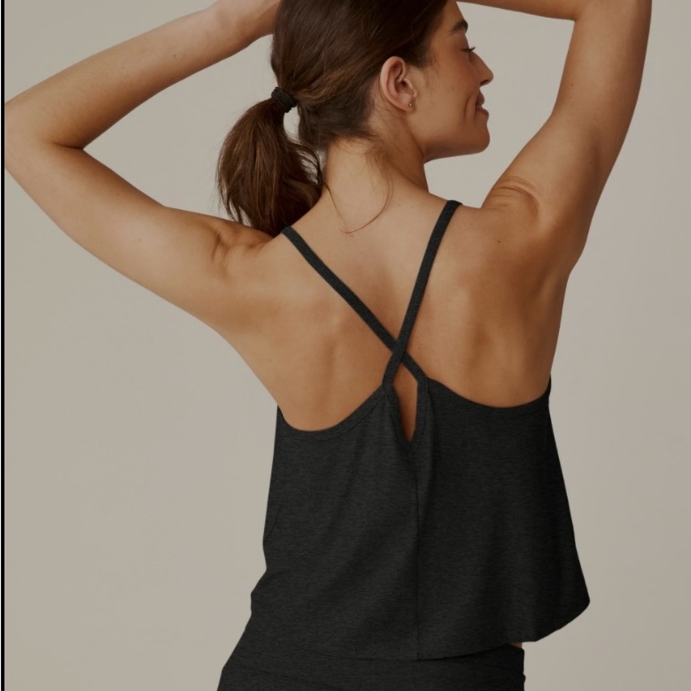 Beyond Yoga Charcoal Tank Top Small